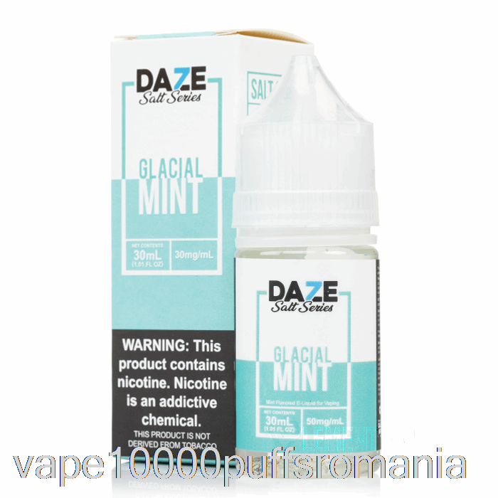 Vape Romania Glacial Menta - 7 Daze Sare - 30ml 30mg